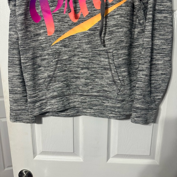 PINK Victoria's Secret Hoodie Sweatshirt with Colorful Graphic Logo - Picture 3 of 15